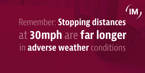 Stopping distances at 30mph